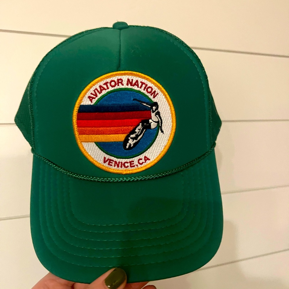 Aviator Nation green hat never worn